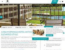 Tablet Screenshot of doubletreepalmsprings.com